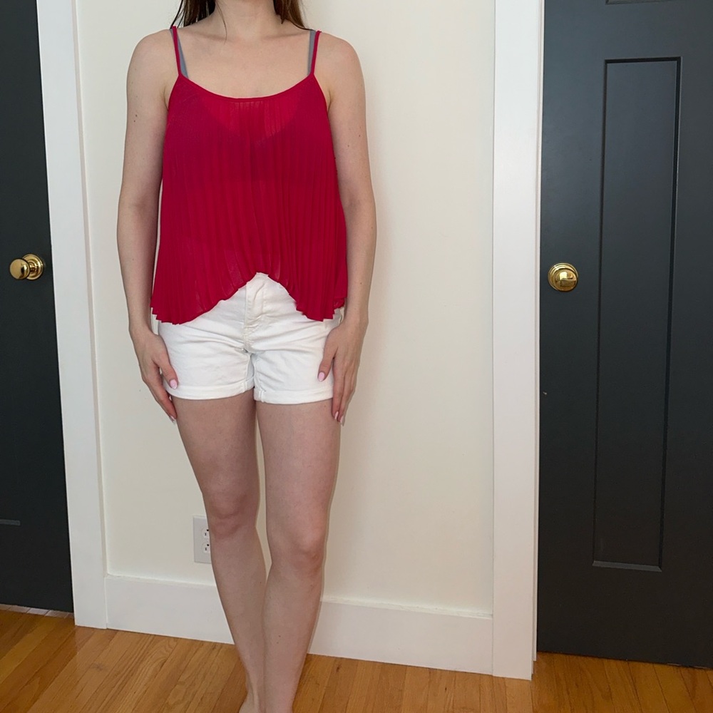BCBGeneration Vibrant Red Camisole Top